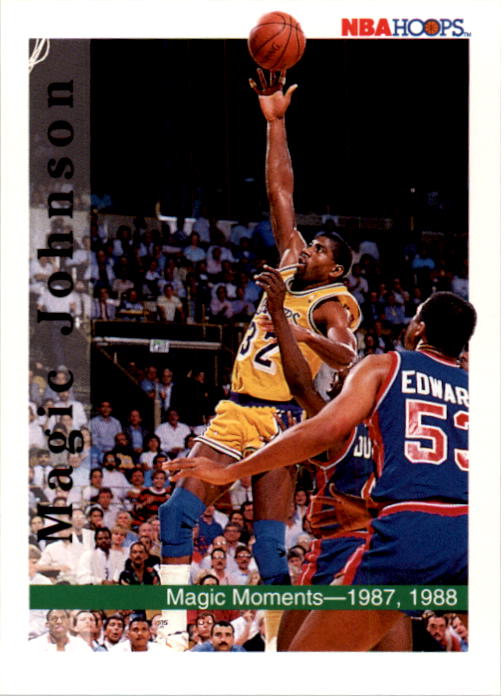 1992-93 Hoops #330 Magic Moments 87 and 88