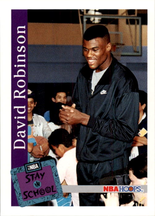 1992-93 Hoops #334 David Robinson STAY