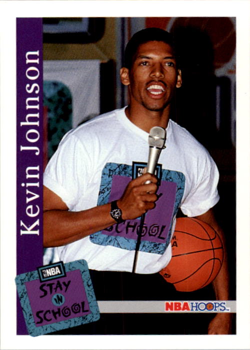 1992-93 Hoops #335 Kevin Johnson STAY