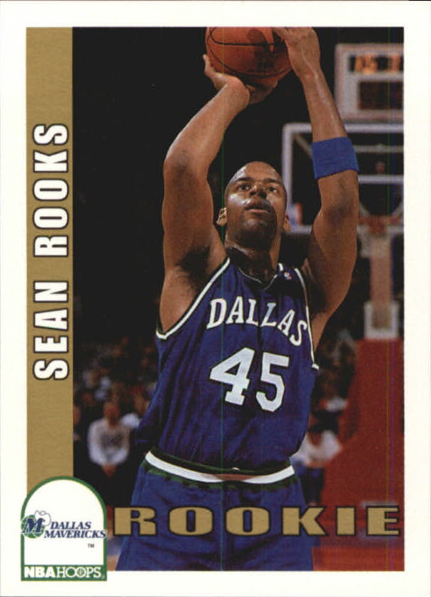 1992-93 Hoops #373 Sean Rooks RC