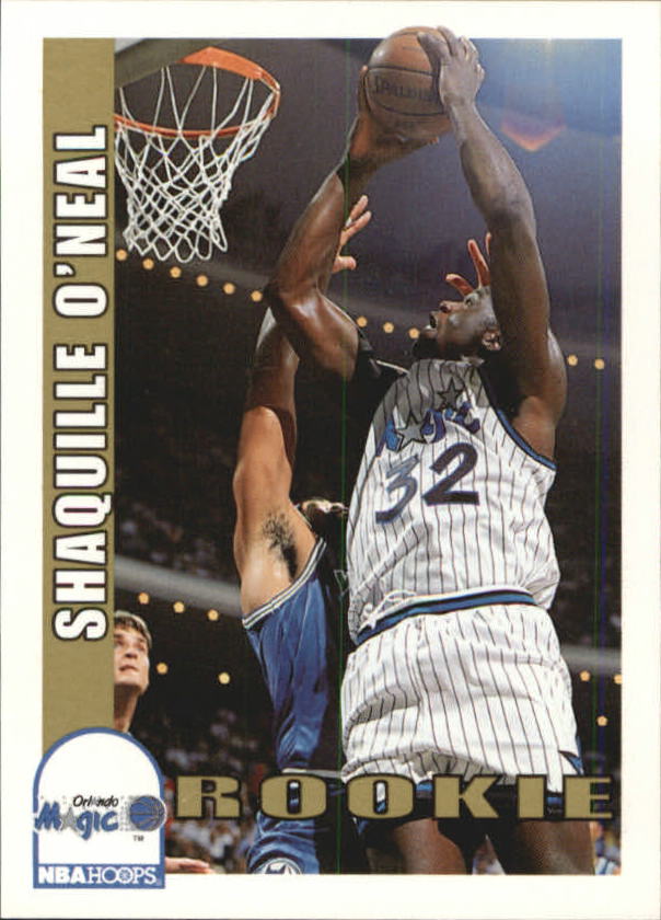 1992-93 Hoops #442 Shaquille O'Neal RC