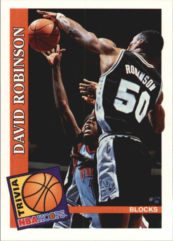 1992-93 Hoops #481 David Robinson TRV