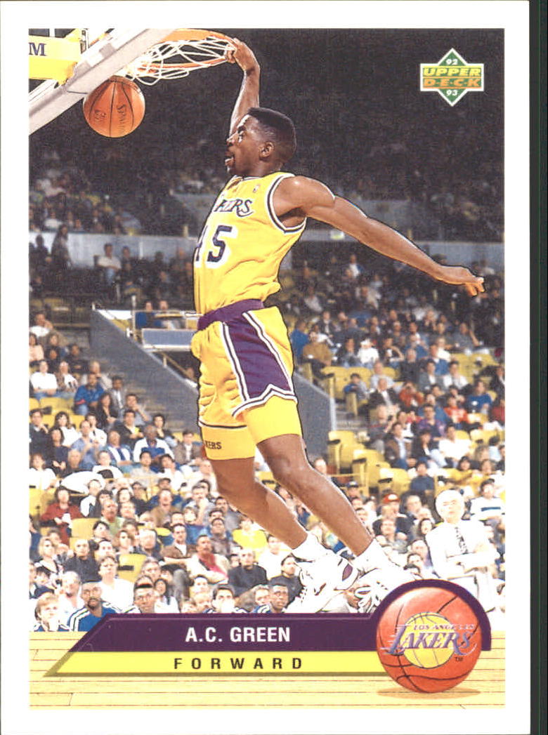 1992-93 Upper Deck McDonald's #LA5 A.C. Green - EX-MT