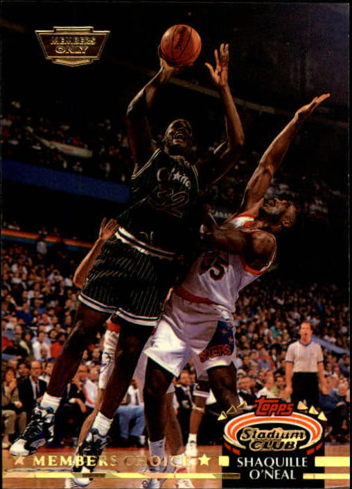 1992-93 Stadium Club Members Only Parallel #201 Shaquille O'Neal MC