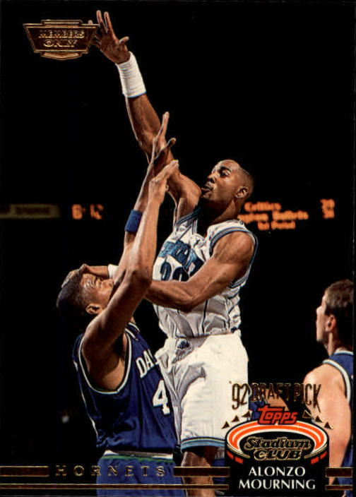 1992-93 Stadium Club Members Only Parallel #297 Alonzo Mourning