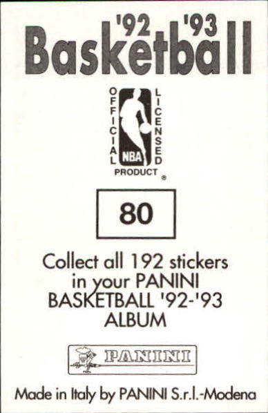 Sports Card Back