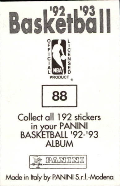 Sports Card Back