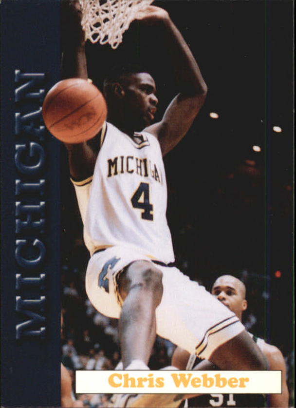 1992-93 Michigan #8 Chris Webber