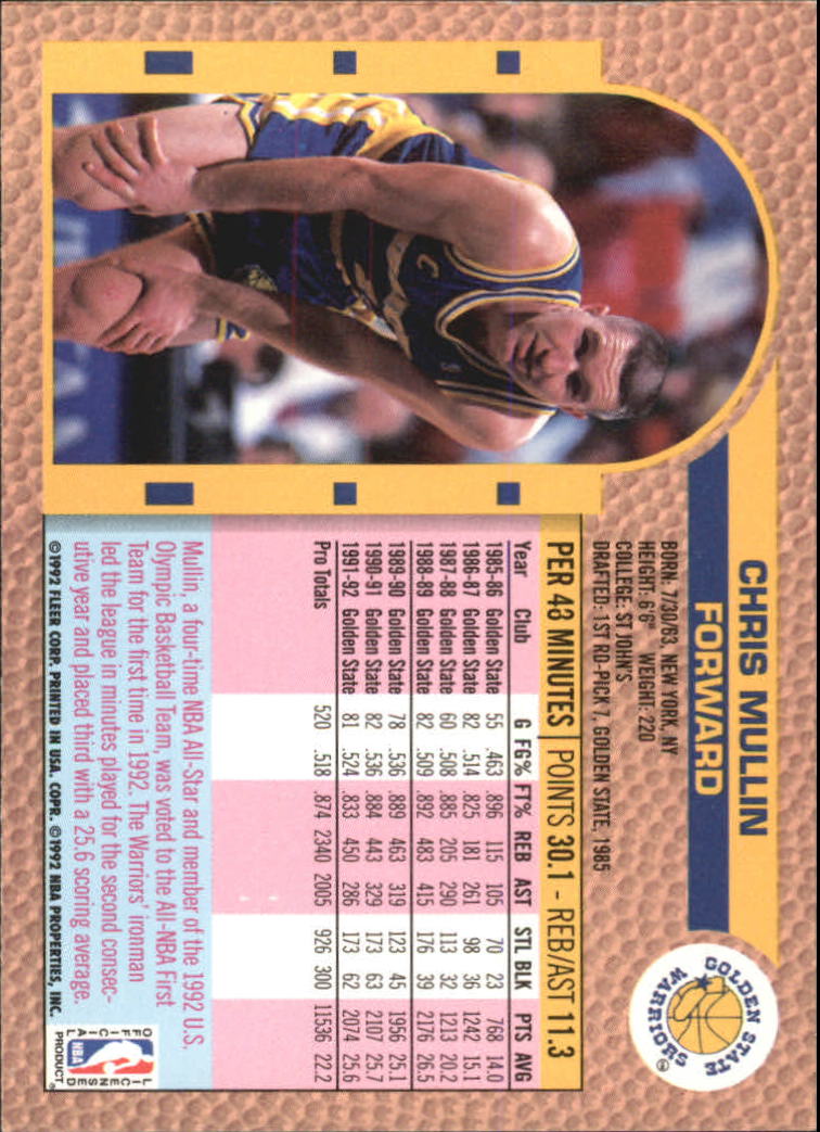 Sports Card Back