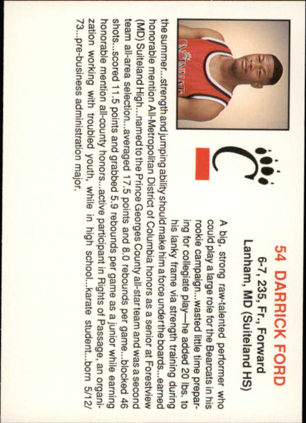 Sports Card Back