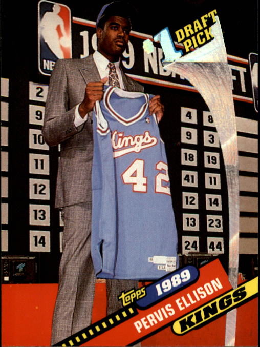 1992-93 Topps Archives #9 Pervis Ellison FDP UER/(Text on back: Clippers/not Lakers had 2nd pick)
