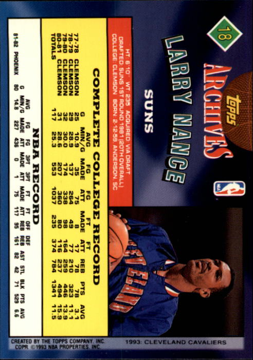 B5591- 1992-93 Topps Archives Basketball #s 1-150 -You Pick- 15+ FREE US SHIP - Picture 37 of 299