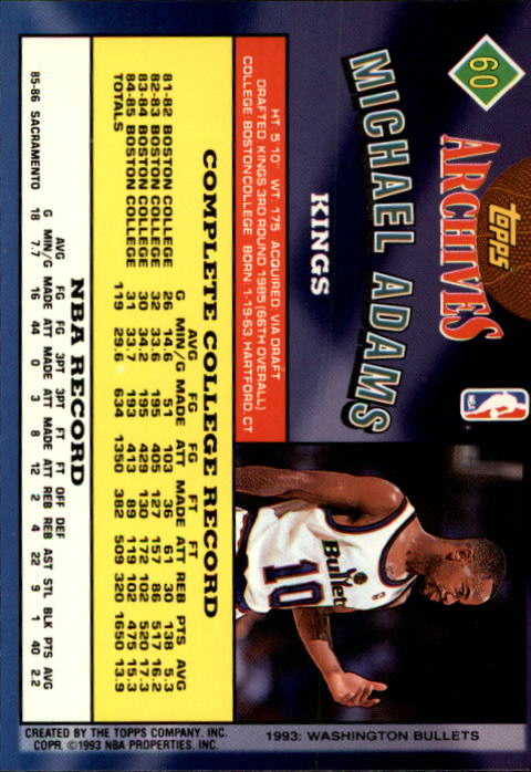 B5591- 1992-93 Topps Archives Basketball #s 1-150 -You Pick- 15+ FREE US SHIP - Picture 119 of 299