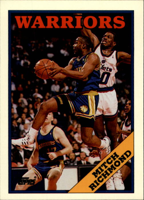 1992-93 Topps Archives #109 Mitch Richmond UER/(Tim Hardaway pictured on front)