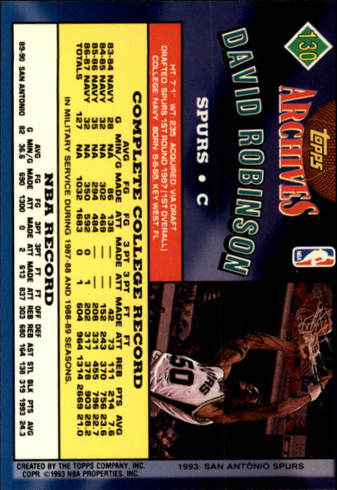 B5591- 1992-93 Topps Archives Basketball #s 1-150 -You Pick- 15+ FREE US SHIP - Picture 259 of 299