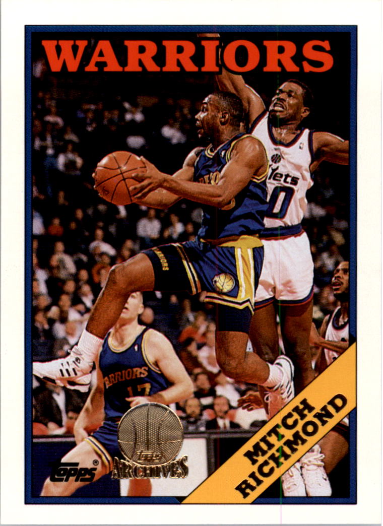 1992-93 Topps Archives Gold #109G Mitch Richmond UER/(Tim Hardaway pictured on front)