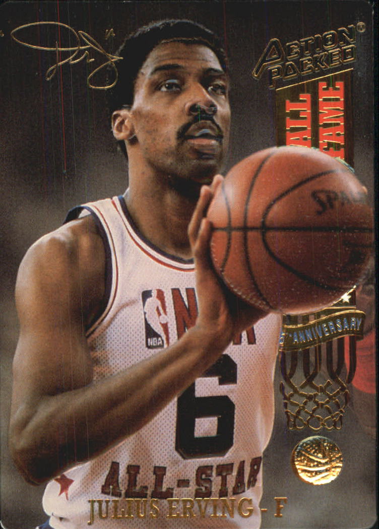 1993 Action Packed Hall of Fame #71 Julius Erving/Always an All-Star