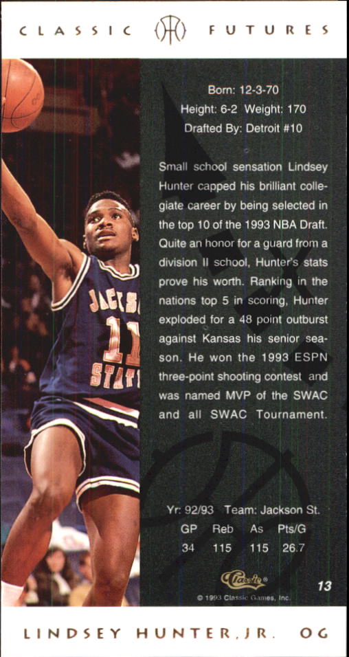 Sports Card Back