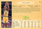 1993 Classic #23 Ron Curry back image