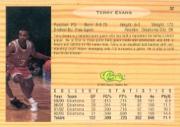 1993 Classic #32 Terry Evans back image