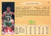 1993 Classic #34 Alphonso Ford back image
