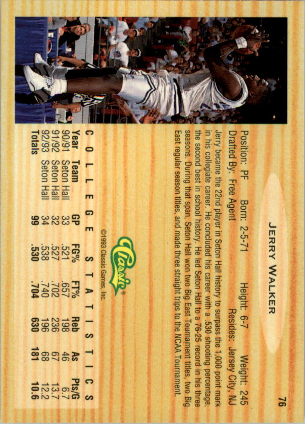 A6799- 1993 Classic Basketball #s 1-110 +Inserts -You Pick- 15+ FREE US SHIP - Bild 125 von 202