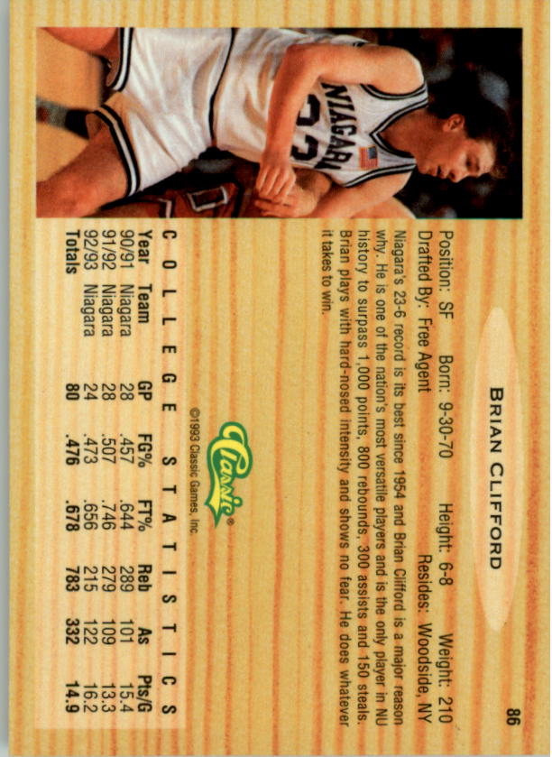 A6799- 1993 Classic Basketball #s 1-110 +Inserts -You Pick- 15+ FREE US SHIP - Bild 145 von 202