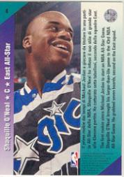 1992-93 Upper Deck International French #4 Shaquille O'Neal AS back image