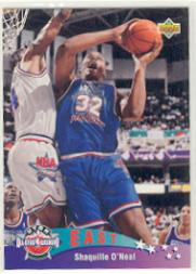 1992-93 Upper Deck International French #4 Shaquille O'Neal AS