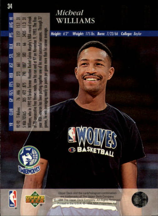 B2330- 1993-94 Upper Deck SE Basketball #s 1-225 -You Pick- 15+ FREE US SHIP - Picture 69 of 453