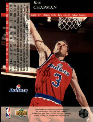 B2330- 1993-94 Upper Deck SE Basketball #s 1-225 -You Pick- 15+ FREE US SHIP - Picture 117 of 453