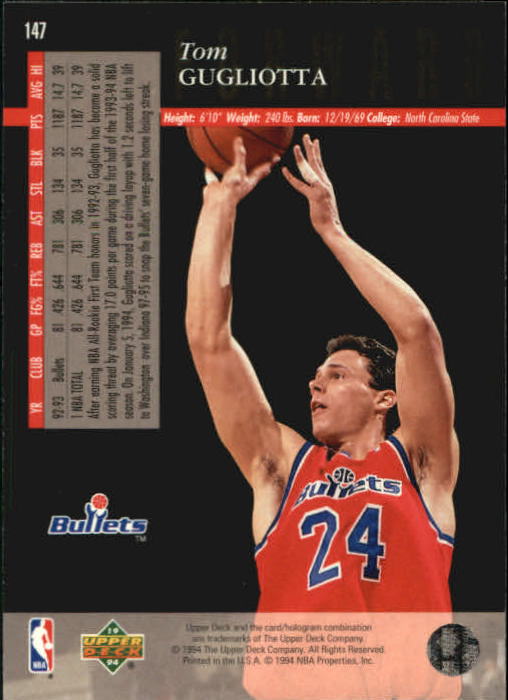 B2330- 1993-94 Upper Deck SE Basketball #s 1-225 -You Pick- 15+ FREE US SHIP - Picture 295 of 453