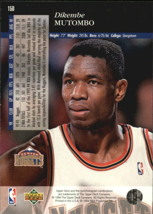 B2330- 1993-94 Upper Deck SE Basketball #s 1-225 -You Pick- 15+ FREE US SHIP - Picture 301 of 453