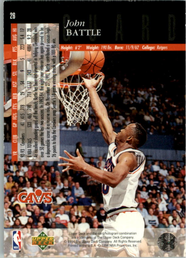 1993-94 Upper Deck Basketball Special Edition Electric Court Singles -You Choose - Picture 49 of 418