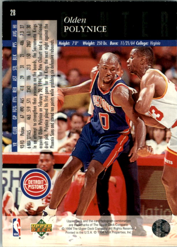 1993-94 Upper Deck Basketball Special Edition Electric Court Singles -You Choose - Picture 53 of 418