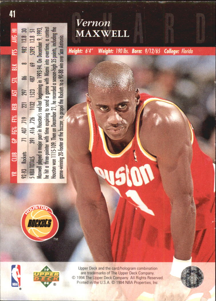 1993-94 Upper Deck Basketball Special Edition Electric Court Singles -You Choose - Picture 77 of 418