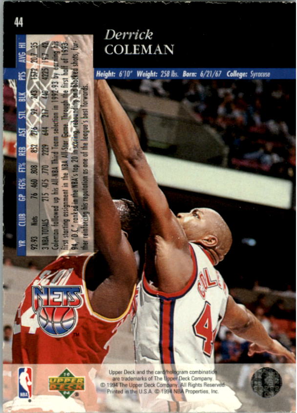 1993-94 Upper Deck Basketball Special Edition Electric Court Singles -You Choose - Picture 83 of 418
