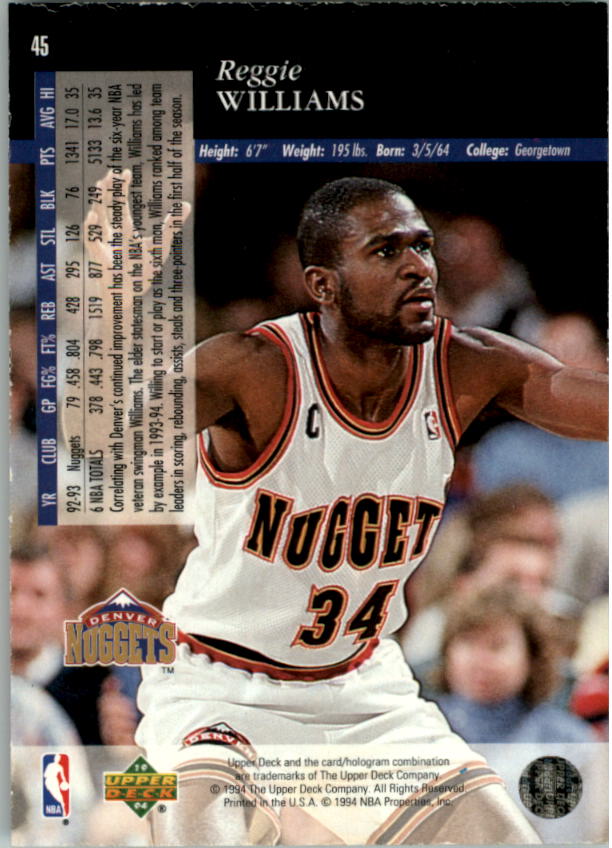 Sports Card Back