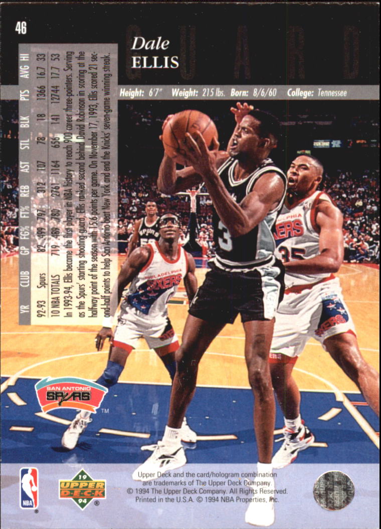 1993-94 Upper Deck Basketball Special Edition Electric Court Singles -You Choose - Picture 87 of 418