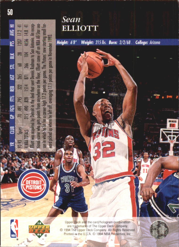 1993-94 Upper Deck Basketball Special Edition Electric Court Singles -You Choose - Picture 95 of 418