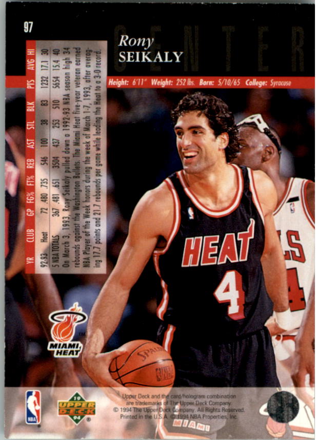 1993-94 Upper Deck Basketball Special Edition Electric Court Singles -You Choose - Picture 179 of 418