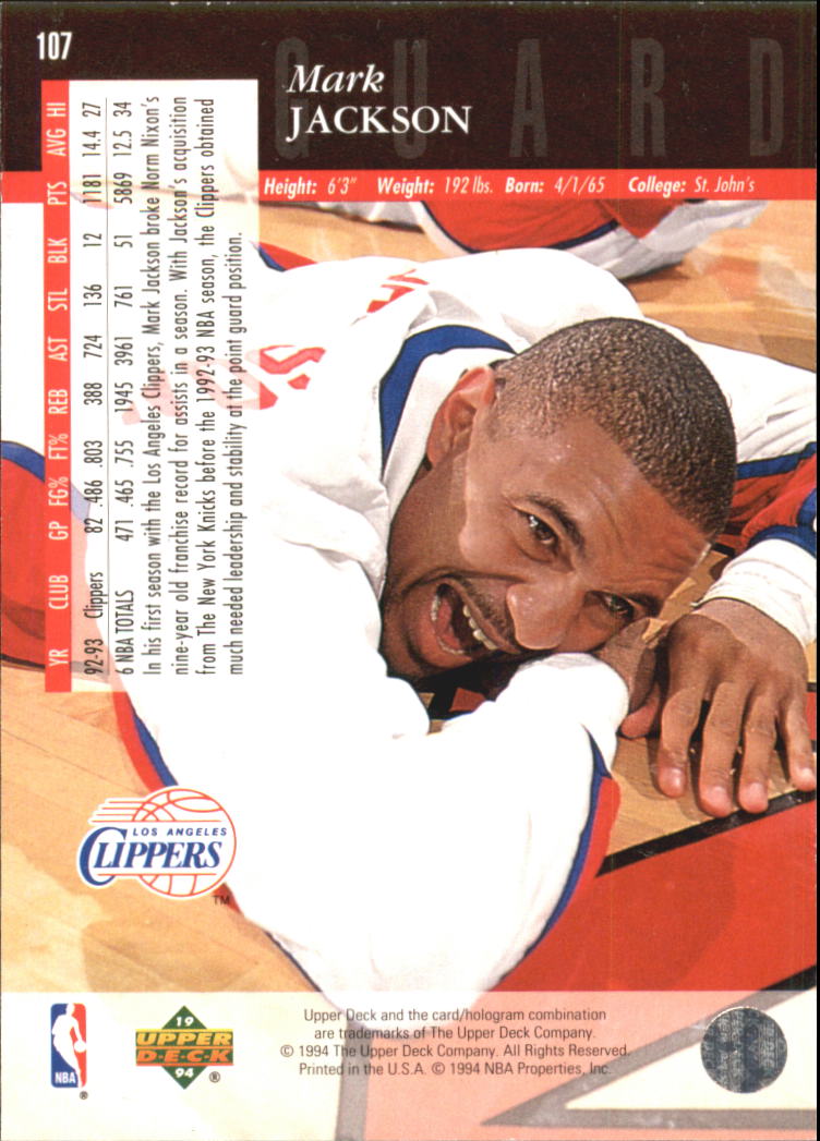 1993-94 Upper Deck Basketball Special Edition Electric Court Singles -You Choose - Picture 199 of 418