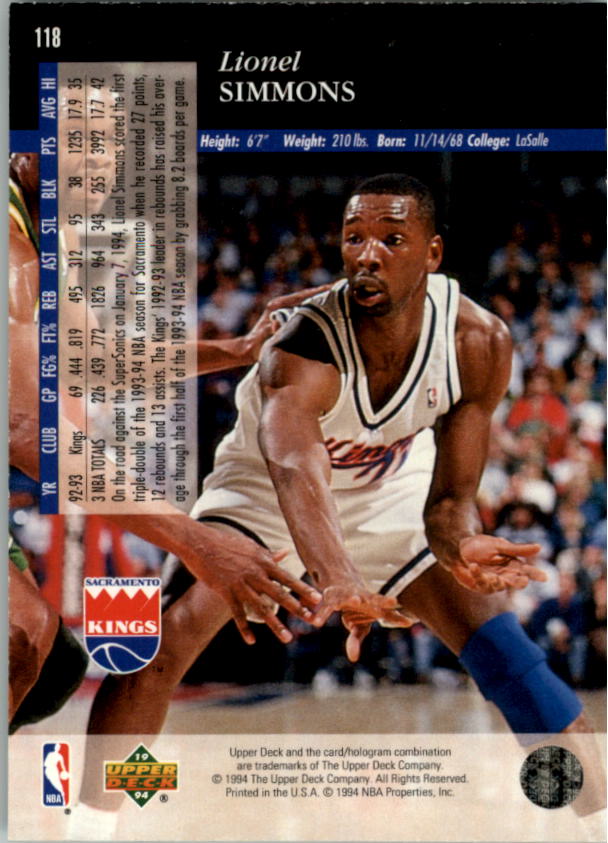 1993-94 Upper Deck Basketball Special Edition Electric Court Singles -You Choose - Picture 221 of 418