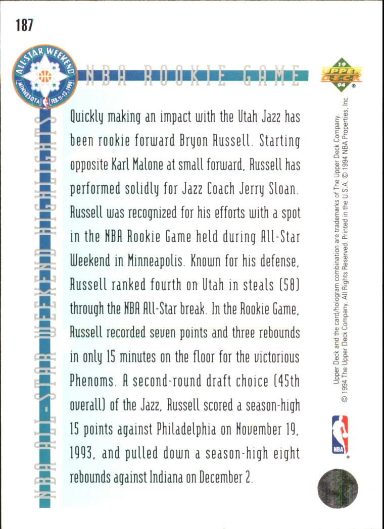 1993-94 Upper Deck Basketball Special Edition Electric Court Singles -You Choose - Picture 345 of 418
