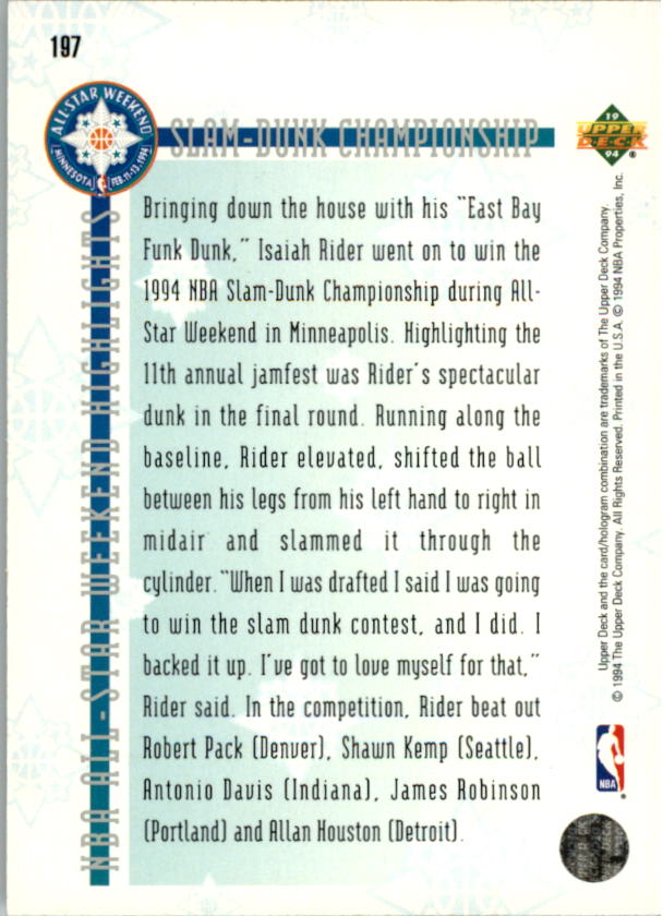 1993-94 Upper Deck Basketball Special Edition Electric Court Singles -You Choose - Picture 362 of 418