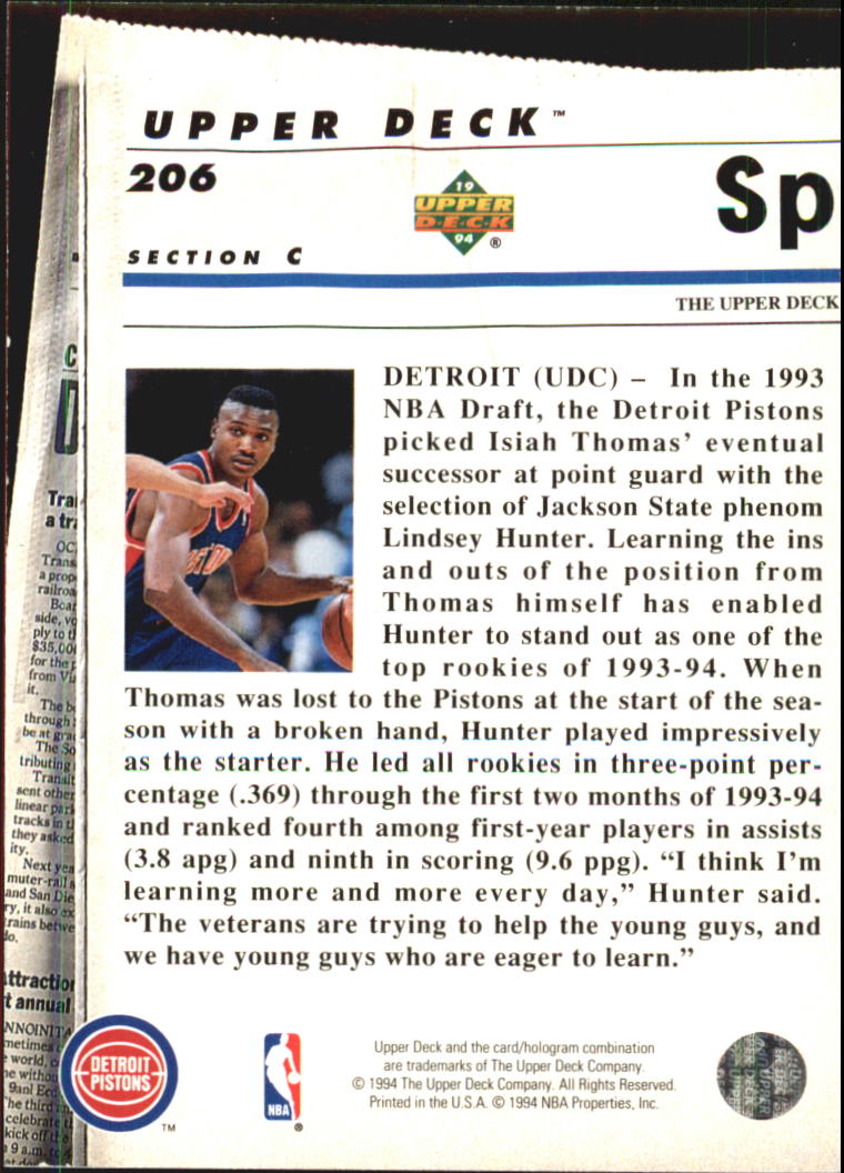 1993-94 Upper Deck Basketball Special Edition Electric Court Singles -You Choose - Picture 380 of 418