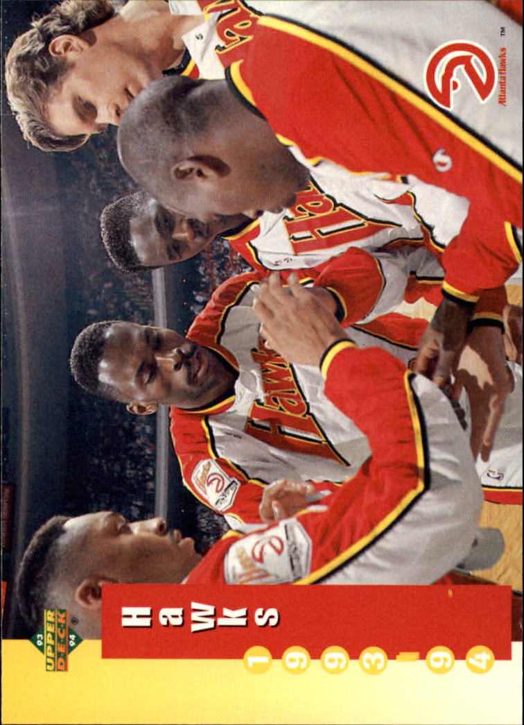 1993-94 Upper Deck #210 Atlanta Hawks Sked/Kevin Willis