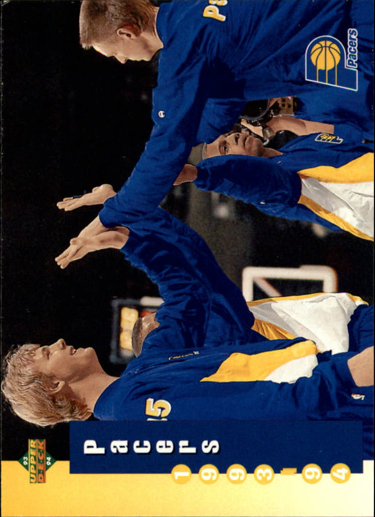 1993-94 Upper Deck #220 Indiana Pacers Sked/Rik Smits/Detlef Schrempf