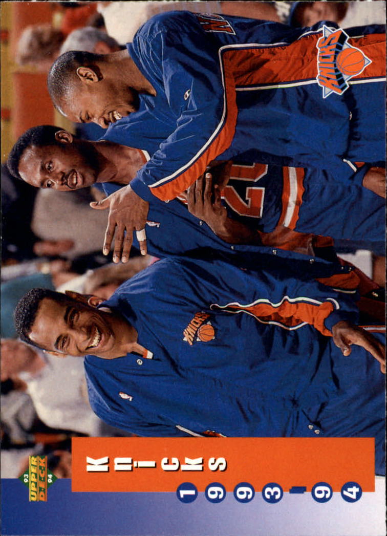 1993-94 Upper Deck #227 New York Knicks Sked/Rolando Blackmon