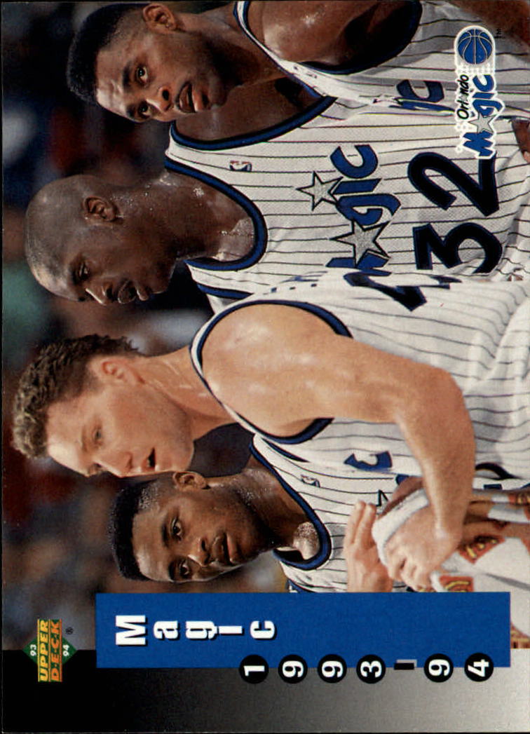 1993-94 Upper Deck #228 Orlando Magic Sked/Shaquille O'Neal